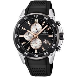 Festina Reloj Cron&oacute;grafo para Hombre de Cuarzo con Correa en Caucho