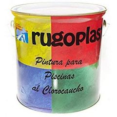 Pintura antideslizante para piscinas. Clorocaucho. Azul - Blanco - Envío GRATIS 24h.