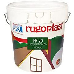 Pintura barata de exteriores. Revestimiento liso para exteriores. PR 20 Blanco 4 litros. Envío Gratis 24 horas. Pintura antideslizante para suelos exteriores.