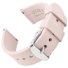Repuesto Correa de Reloj de Caucho o Silicona para Hombre y Mujer, Caucho Relojes y Smartwatch, 16mm, 18mm, 20mm, 22mm, 24mm