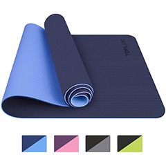 TOPLUS Esterilla Yoga Antideslizante Alfombrilla de Yoga Esterilla Pilates Esterilla Deporte- con Correa de Hombro 183cm x 61cm
