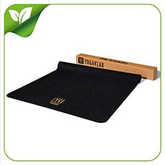 YOGAKLAR Esterilla de Yoga de Caucho Natural, Antideslizante, Robusta, Resistente, fácil de cuidar y respetuosa con el Medio Ambiente